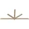Ekena Millwork Kennewick Smooth Timber Gable Bracket, Douglas Fir, 84"W x 38"H x 1 1/2"D x 3 1/2"F, 11/12 Pitch GBW084X38X0204KEN00SDF - alternate 3